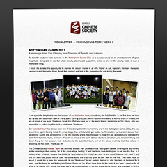 LSESU Chinese Society - Newsletter